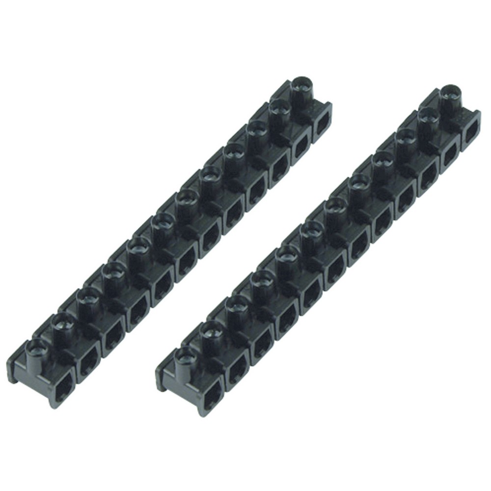 Sorkapocs 1 csavaros 2.5mm 12p 2db fekete bliszter