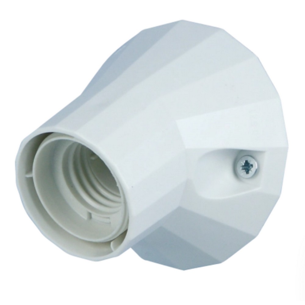 Foglalat E27, oldalfali foglalat, ? 83 mm fehér