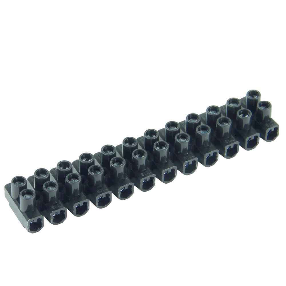 Sorkapocs 2 csavaros 2.5-6/10 mm 12p fekete