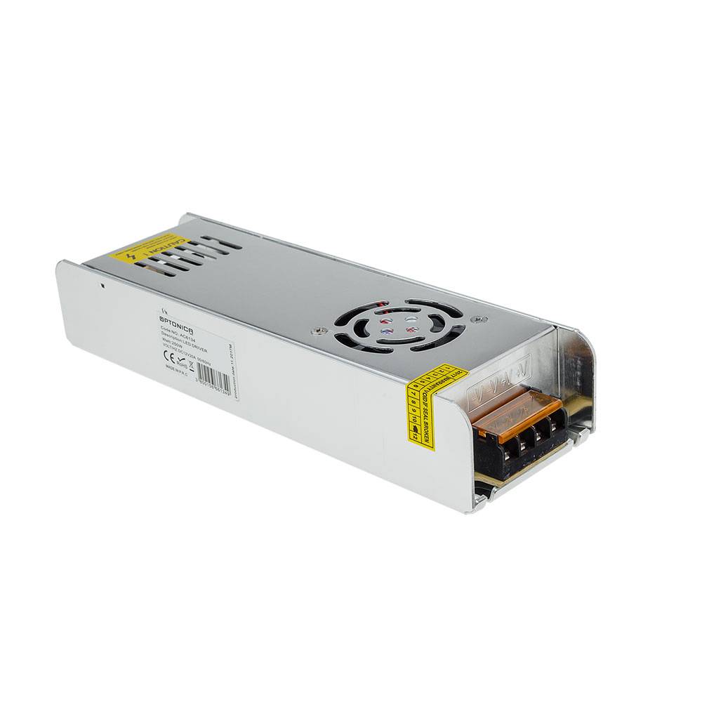 12V 20A 250W Fémházas SLIM beltéri LED tápegység