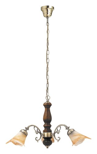 Rustic3 3 ágú csillár 3xE14 40W,bronz-dió