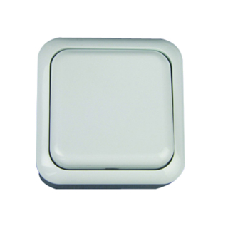 AUSTIN váltókapcsoló hátlapos, felületre szerelhető beltéri fehér